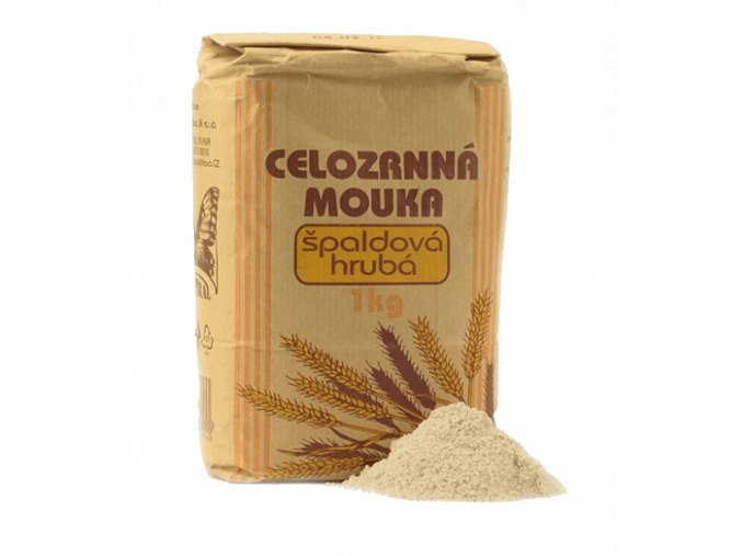 Natural mouka špaldová celozrnná hrubá 1 kg