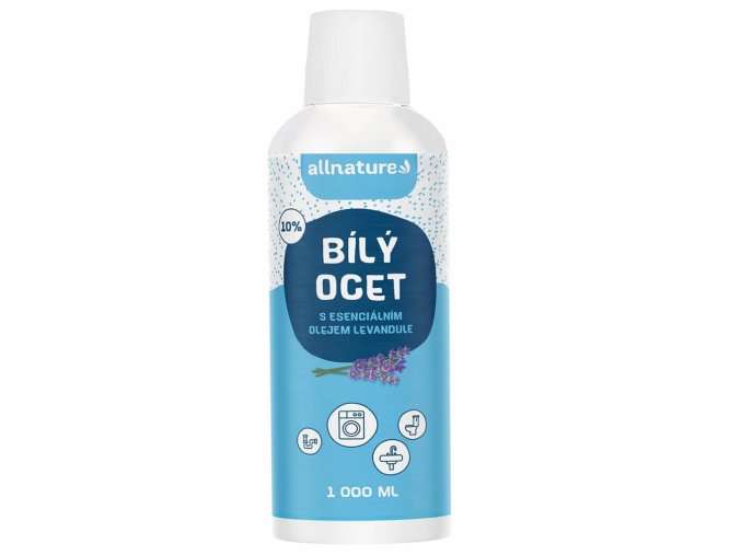 Allnature Bílý ocet s vůní levandule 1000 ml