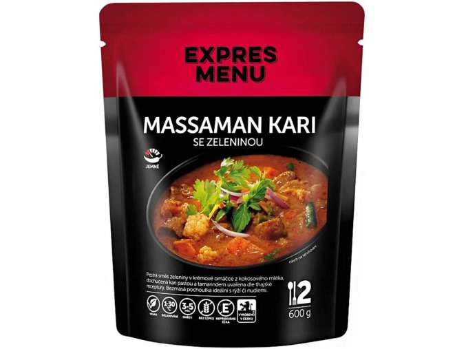 Massaman kari se zeleninou 600g