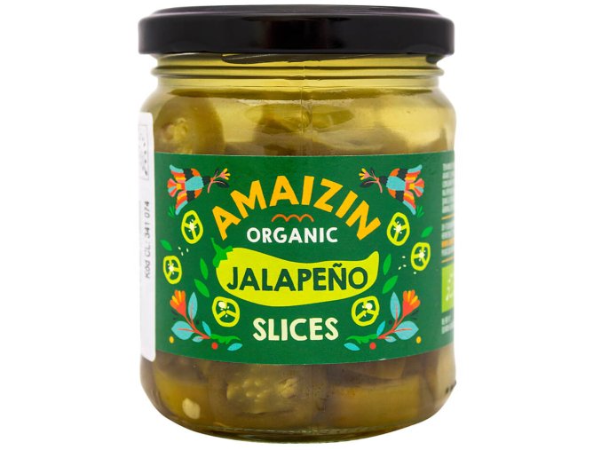 Amaizin Papričky Jalapenos sterilované Bio 170 g
