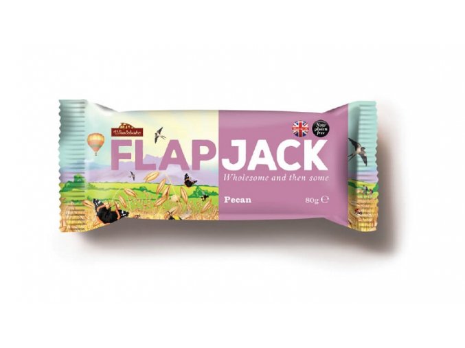 Flapjack Wholebake ovesný pekan 80g