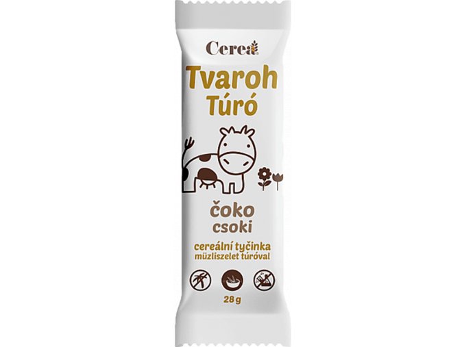 Tyčinka Cerea TVAROH čoko 28g