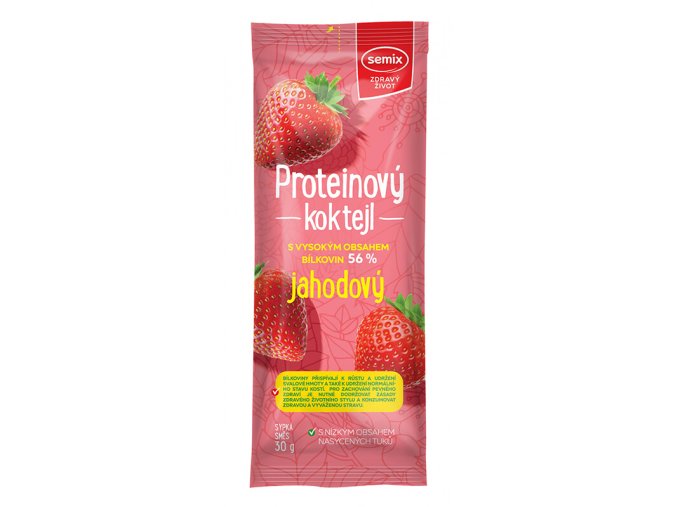 Proteinový koktejl jahodový 30 g