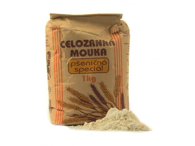 Celozrnná mouka pšeničná speciál 1kg