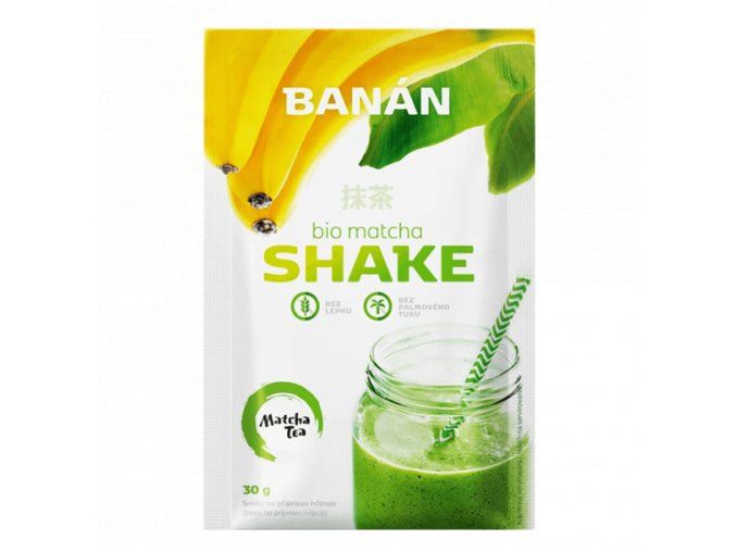 Bio matcha shake banánánový 30g