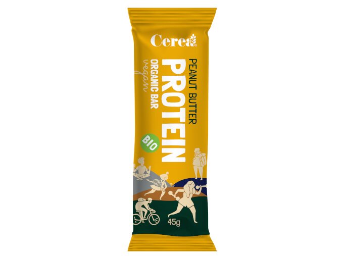 Cerea Bio proteinová tyčinka PROTEIN Peanut Butter 45g