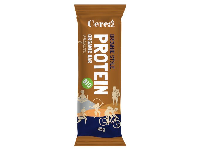 Cerea Bio proteinová tyčinka PROTEIN Brownie Style 45g