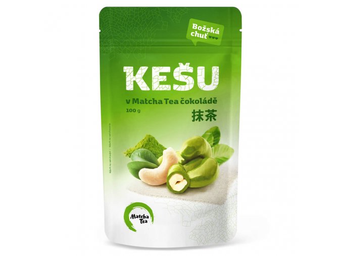 Kešu v Matcha Tea čokoládě 100 g