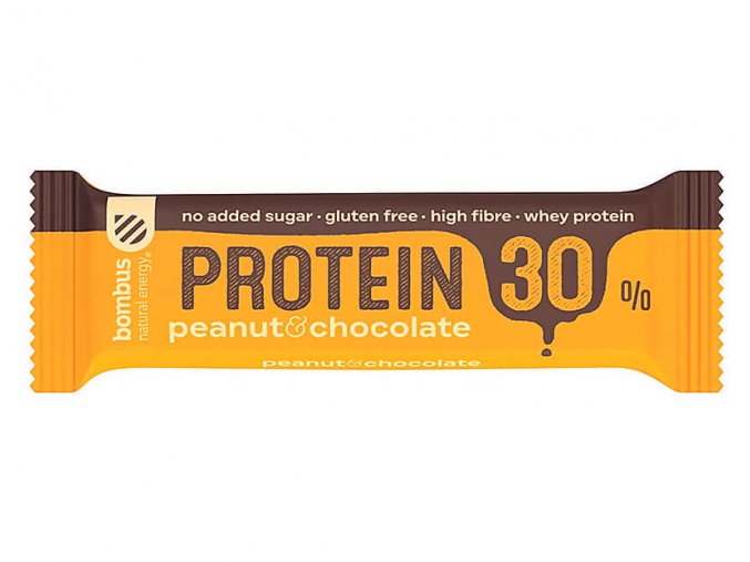Bombus Protein 30 % Peanut a chocolate 50 g