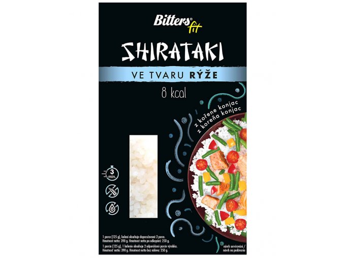 Bitters Shirataki ve tvaru rýže 390g