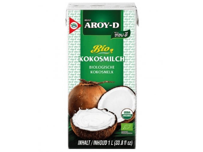 Aroy D kokosové mléko BIO 1000 ml