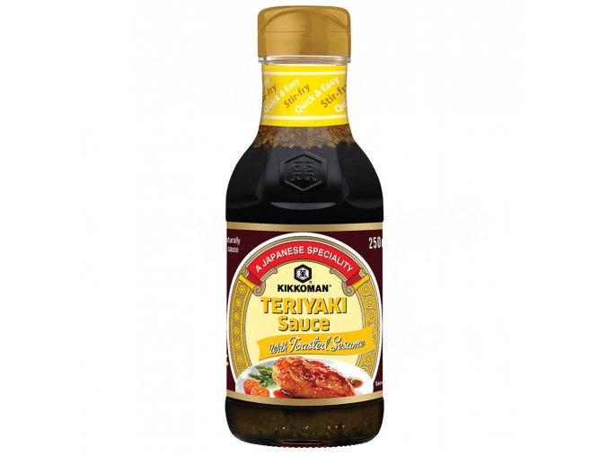 Kikkoman Teriyaki omáčka s praženým sezamem 250 ml