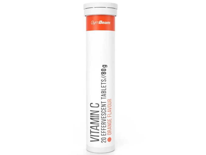 GymBeam Vitamín C 1000 mg 20 tab Pomeranč