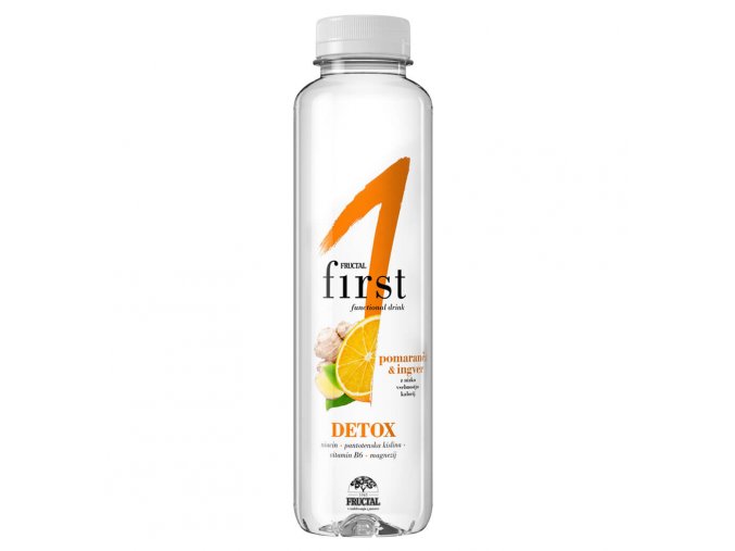 Fructal Funkční voda Detox pomeranč zázvor 500ml