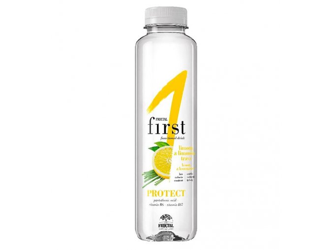 Fructal First Citrón a citrónová tráva funkční voda 500 ml