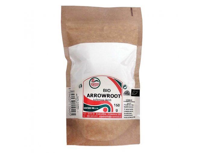 Bio Arrowroot kořenový škrob 150 g