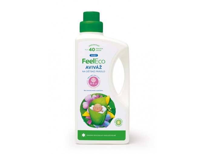 Feel Eco Aviváž na dětské prádlo Baby 1l