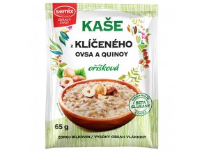 Kaše z klíčeného ovsa a quinoy oříšková bez lepku 65 g