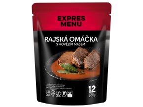 Rajská omáčka s hovězím masem 600 g