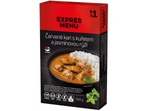 KM Červené kari s kuřetem a jasmínovou rýží 500 g