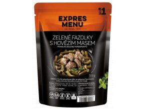 Zelené fazolky s hovězím masem 300 g