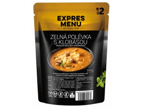 Zelná polévka s klobásou 600 g