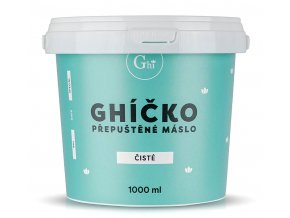 České Ghíčko přepuštěné máslo 1000ml