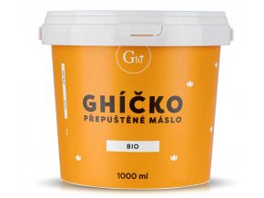 České Ghíčko BIO přepuštěné máslo 1000ml