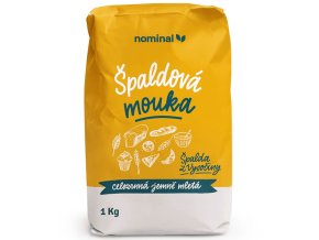 Nominal Špaldová mouka celozrnná, jemně mletá