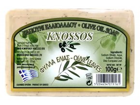 Přírodní olivové mýdlo s olivovými listy 100 g