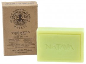 Natava Toaletní tuhé mýdlo Citronová tráva 100 g
