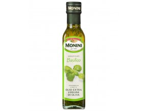 Monini Extra panenský olivový olej s příchutí Bazalka 250 ml