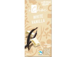 iChoc Veganská čokoláda bílá s vanilkou BIO 80 g 1