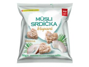 Müsli srdíčka s kokosem 50 g