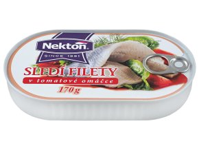 Sledí filety v rajčatové omáčce 170 g