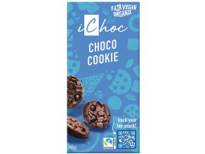 iChoc Veganská čokoláda Cookie BIO 80 g 1