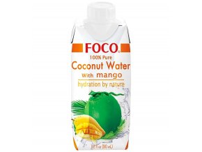 FOCO kokosová voda s mangem 500 ml