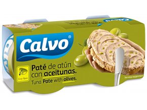 Calvo Tuňákové paté s Olivami 2 x 75 g