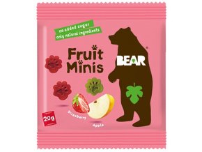 YOYO Bear Minis Jahoda a jablko 20 g