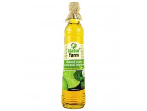 Natur farm Ovocný sirup s příchutí limetky a máty 700 ml