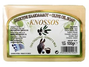 Knossos Přírodní olivové mýdlo s oslím mlékem 100 g