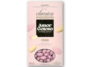 Mandlové konfety růžové 500 g