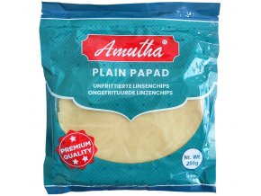 Indická placka Papad Plain Premium 200 g