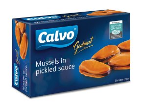 Calvo Gourmet mušle v marinádě 115 g
