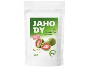 Lyofilizované jahody v Matcha Tea čokoládě 70 g