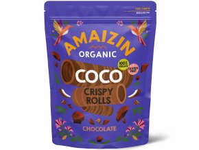 Amaizin Trubičky kokosové s čokoládou Bio 140 g