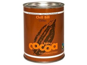 Becks Cocoa Bio Rozpustná čokoláda CHILL BILL s jemně pikantným chilli 250 g