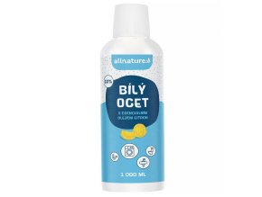 Allnature Bílý ocet s vůní citrónu 1000 ml