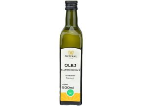 Slunečnicový olej za studena lisovaný 500ml