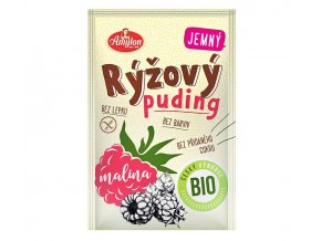 Bio Rýžový puding malinový 40g